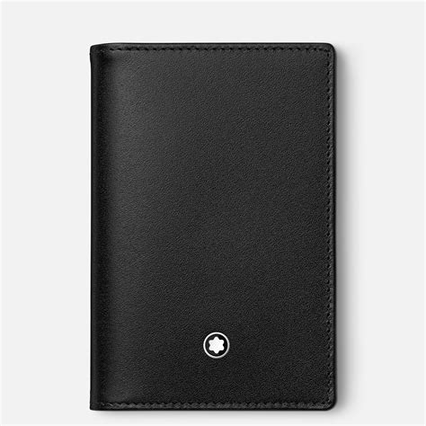 montblanc rfid card holder|Montblanc business card holder.